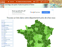 Tablet Screenshot of annuaire-des-lotos.com